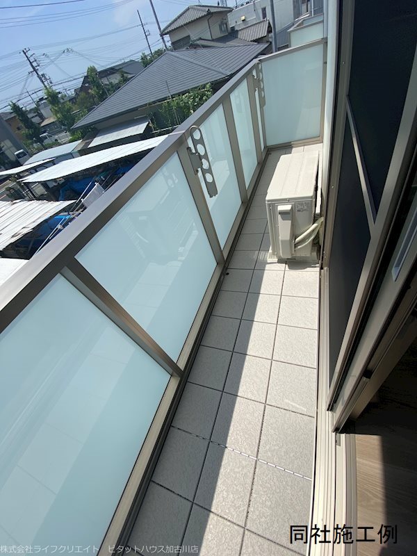 バルコニー　同社施工例