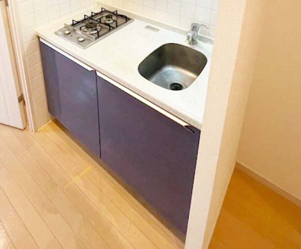 キッチン　★使いやすい二口コンロ、システムキッチン★