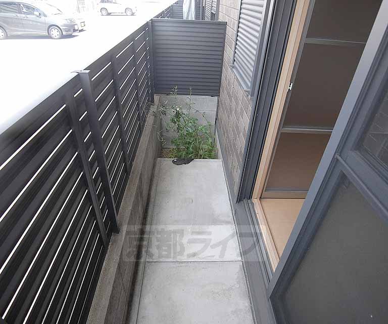 バルコニー　目隠しもばっちりですね！