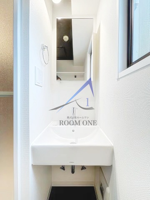 洗面設備　洗面台です。