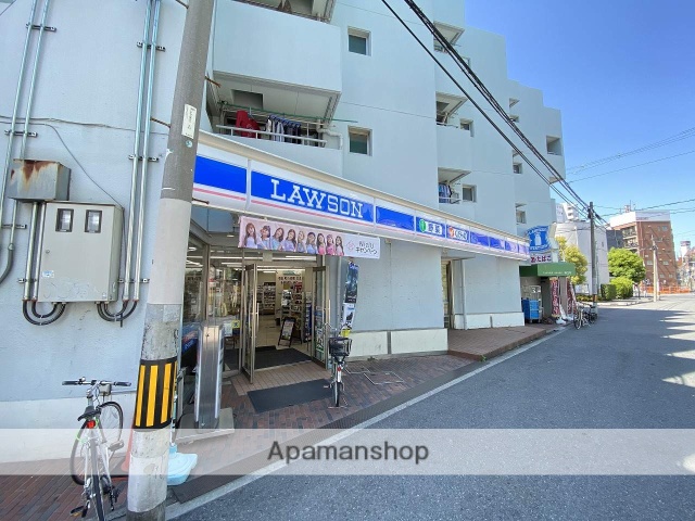 コンビニ　ローソン寺田町駅前店（コンビニ）まで450m