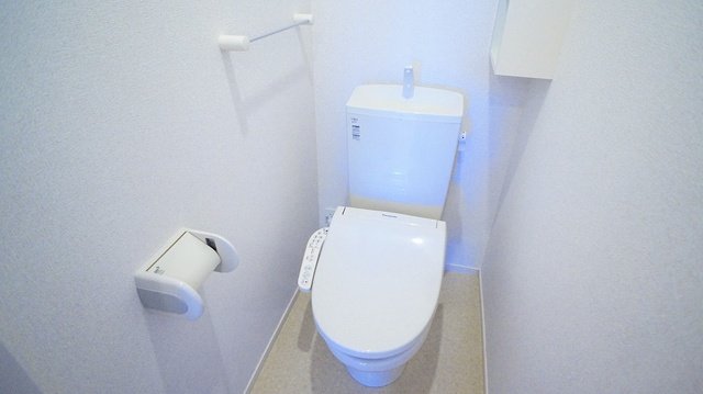 トイレ　ゆったりとした空間のトイレです