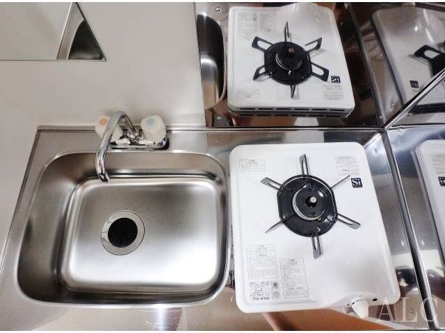 キッチン　ガスコンロ付