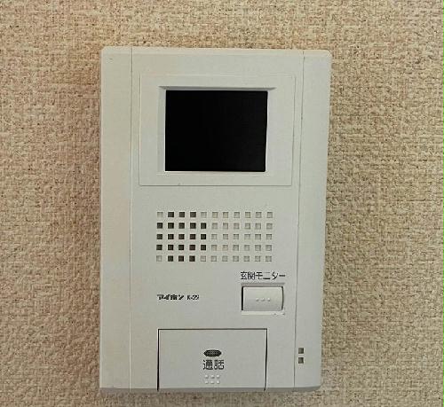 セキュリティ　モニター付きインターホン