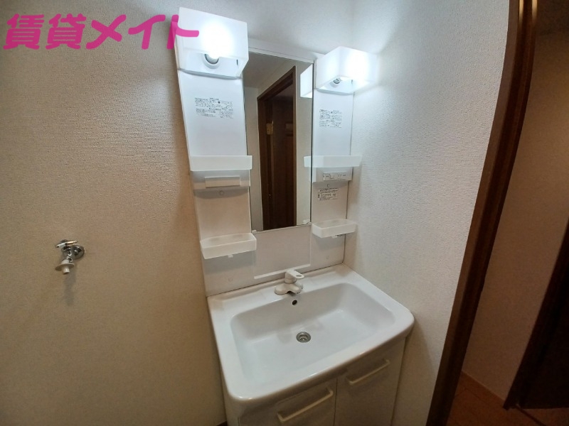 洗面設備　別部屋反転写真です