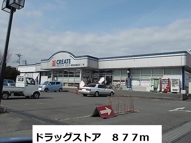 ドラックストア　ドラッグストア（ドラッグストア）まで877m