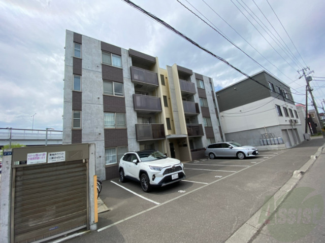建物外観　札幌市北区北３３条西「Ｌａｎｄｓｃｈａｆｔ３３」