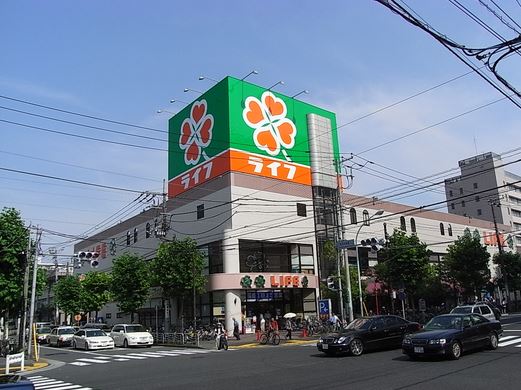 スーパー　ライフ深川猿江店（スーパー）まで587m