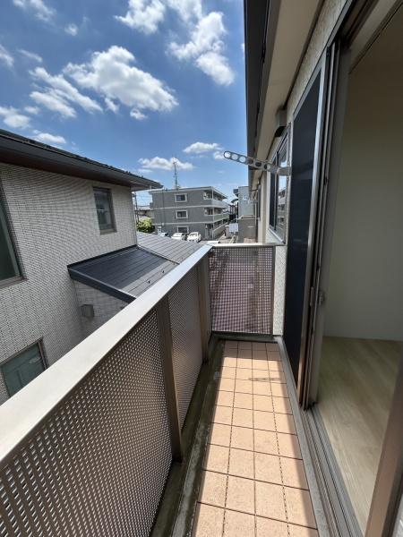 バルコニー　日当たりいいです！
