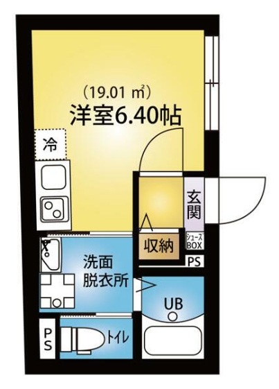 東京メトロ日比谷線 南千住駅 徒歩3分 4階建 築2年の間取り写真