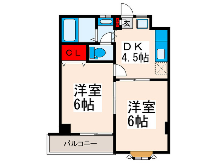 ルミエール町屋の間取り写真