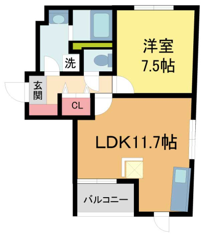 Villa Musica西宮北口の間取り写真