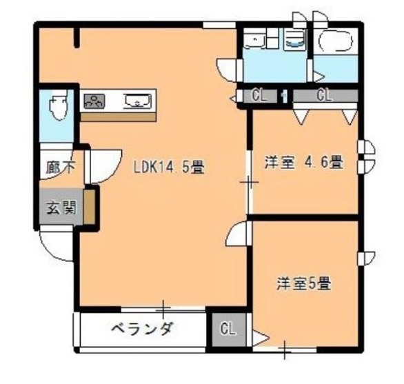 グレーシア平和の間取り写真