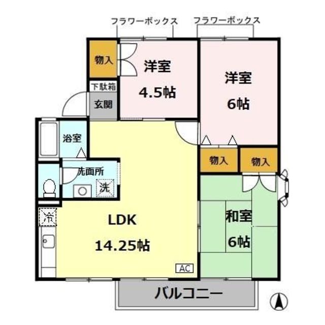 レストルペールの間取り写真