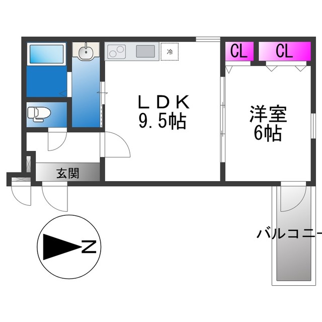 近鉄南大阪線 今川駅 徒歩10分 3階建 新築の間取り写真