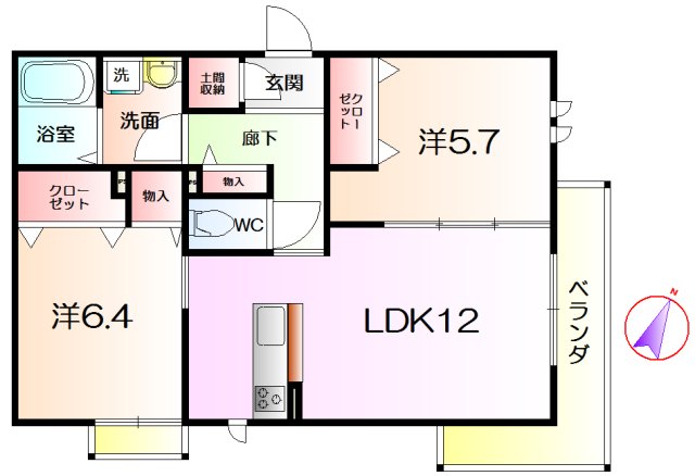 CasaRegio堺東の間取り写真