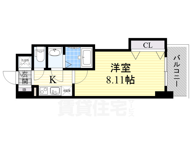 Luxe新大阪SOUTHの間取り写真