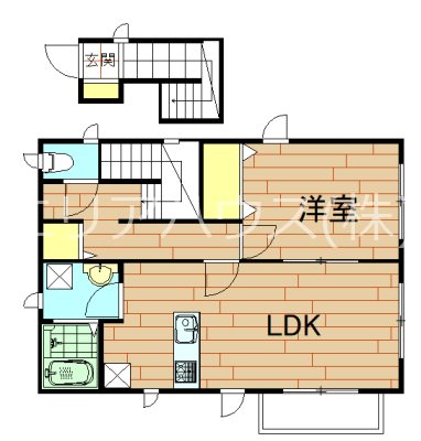 東急東横線 元住吉駅 徒歩4分 2階建 築11年の間取り写真