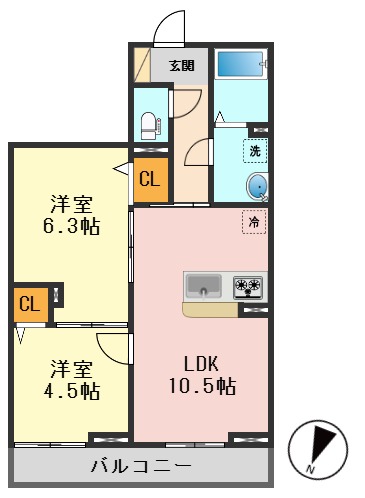 ＪＲ常磐線 金町駅 徒歩27分 3階建 新築の間取り写真