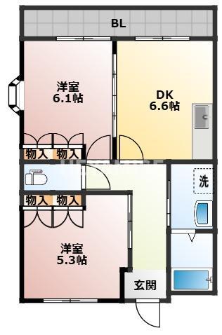 シャンティアの間取り写真