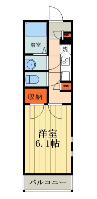 ＪＲ京浜東北線 浦和駅 徒歩12分 4階建 築9年の間取り写真