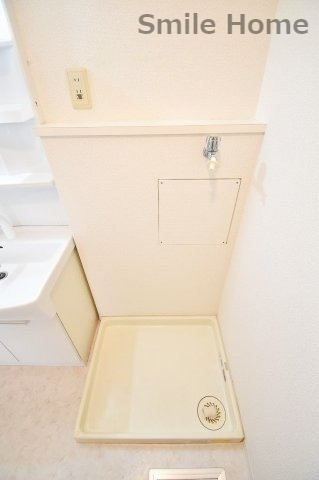 その他設備　洗濯機も室内に置けます