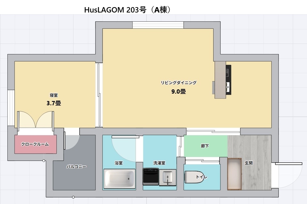 HusLAGOMの間取り写真