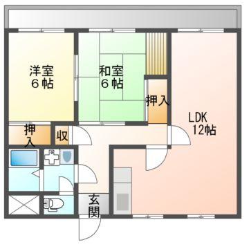 ホシダマンションの間取り写真