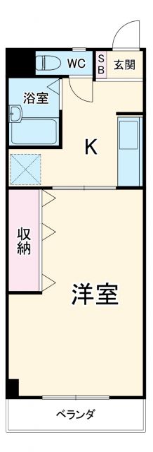 ＪＲ東海道本線 豊橋駅 バス乗車時間：7分 最寄りバス停で下車 徒歩5分 4階建 築40年の間取り写真