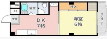 ローズコーポ新大阪第1の間取り写真