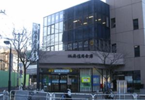 銀行　城南信用金庫西大井支店（銀行）まで271m