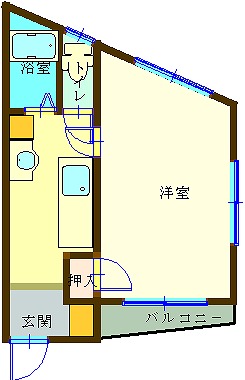 メゾンフルールの間取り