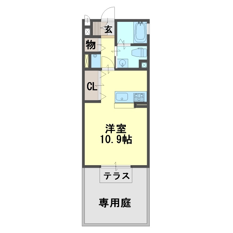 カーサアリビオの間取り