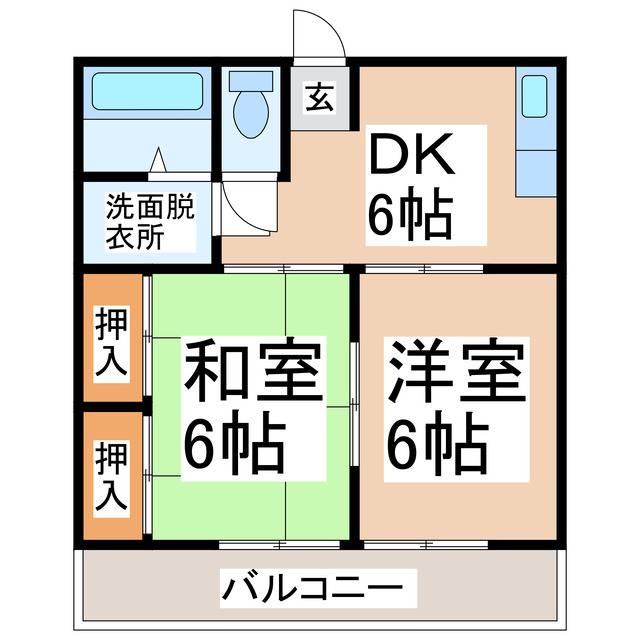 クレドール長嶋の間取り