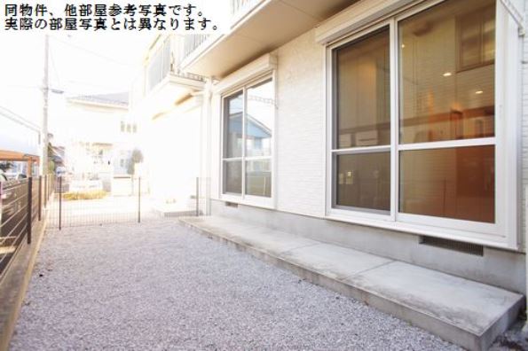 庭　専用庭完備しています！