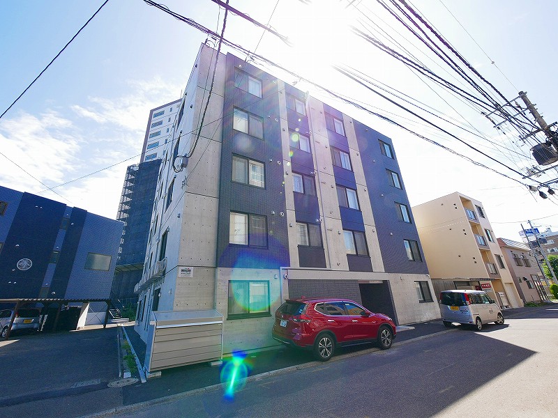 建物外観　ネット無料・ガスリミット採用の新築マンションです♪