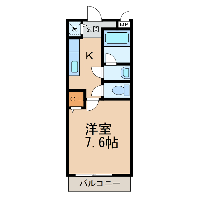 フロレスタ　セゾンの間取り