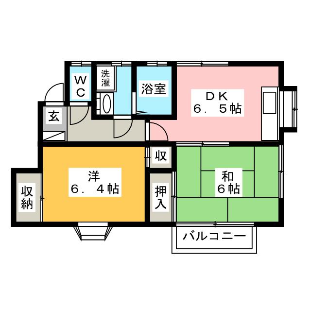 カーサセフィラ２の間取り