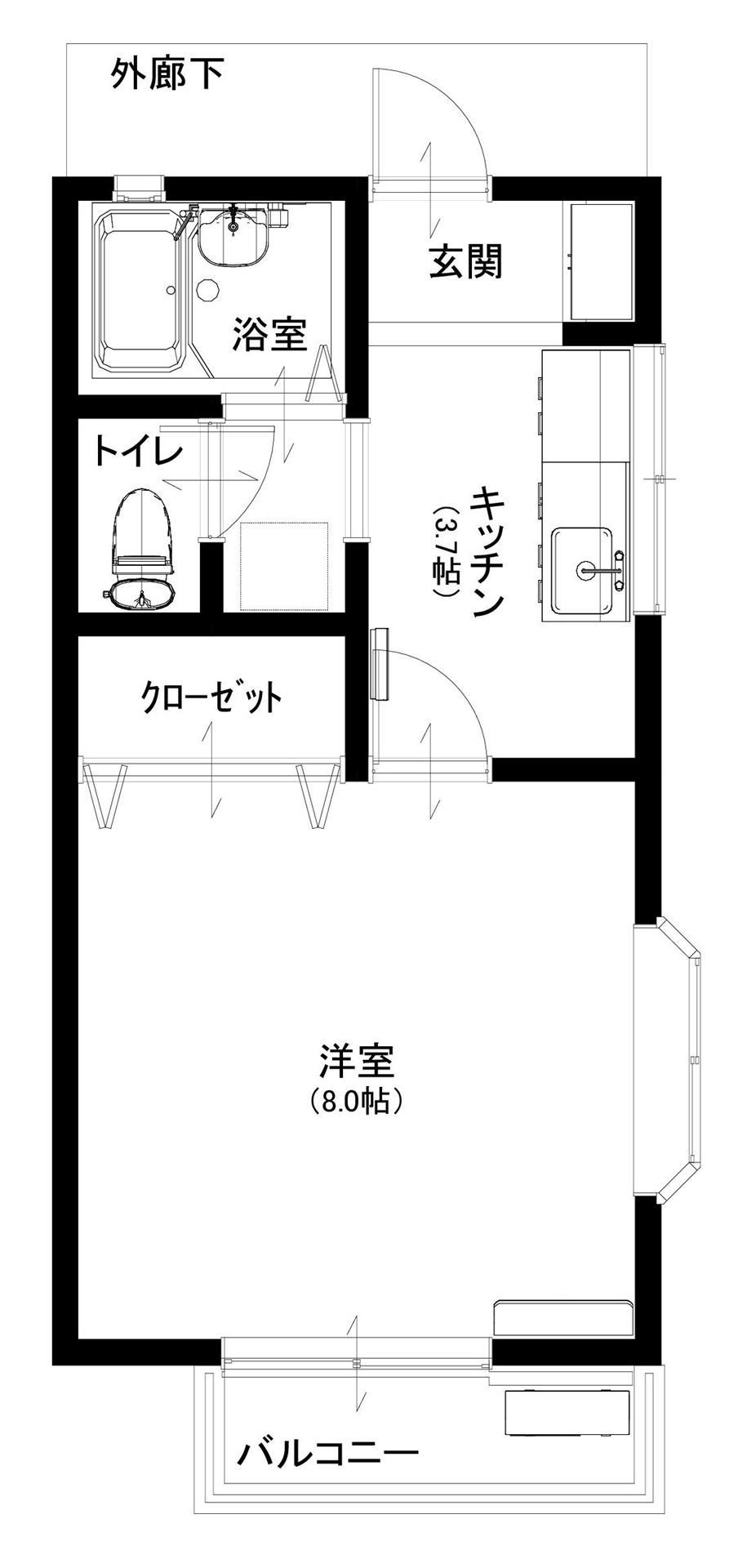 ケーエム　ツーの間取り