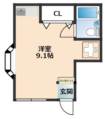 シーコーポの間取り