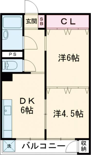 自由ヶ丘グリーンハウスの間取り