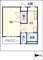 スカイハイツの間取り