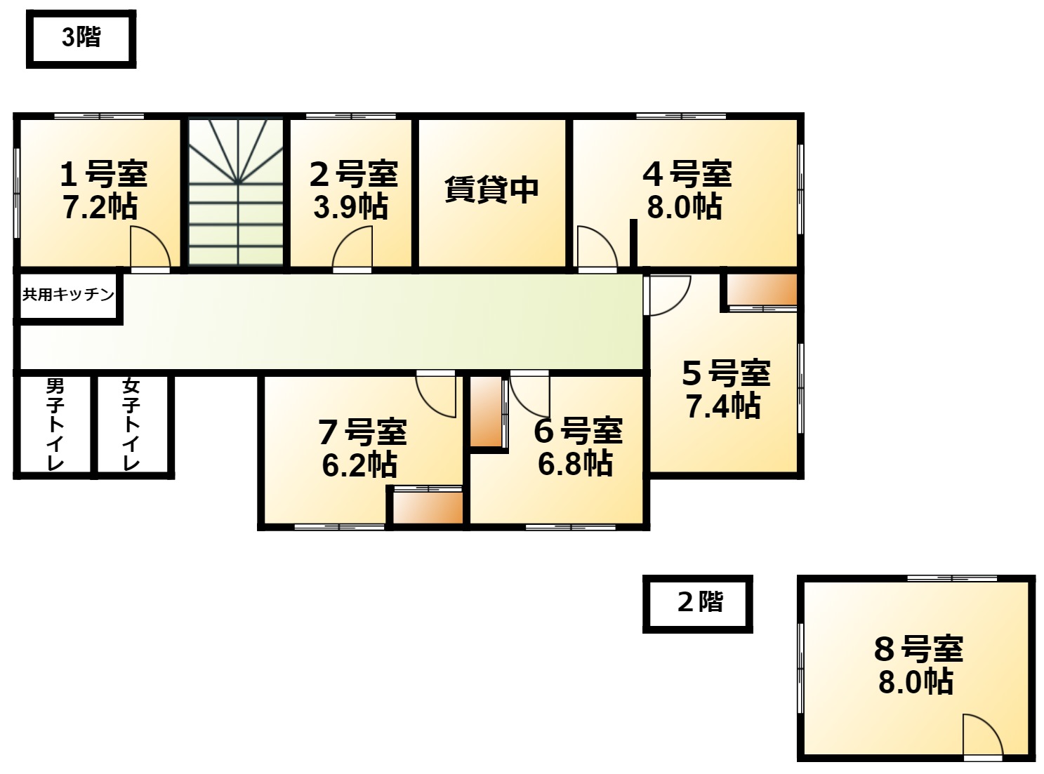 【長生郡一宮町一宮のマンションの間取り】