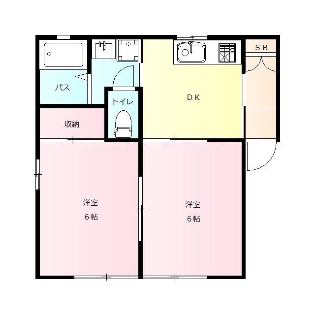 フローラ　Ｃ　（富士見町）の間取り