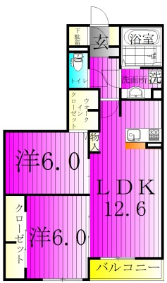 カサミエントの間取り