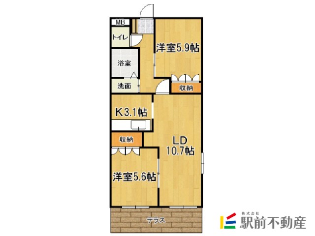 コアやすのIIの間取り