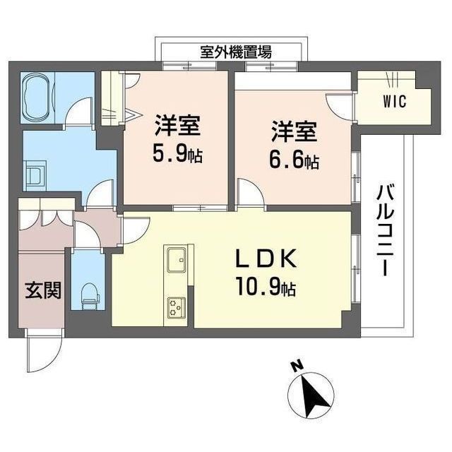 シャーメゾン洲崎町（仮）の間取り