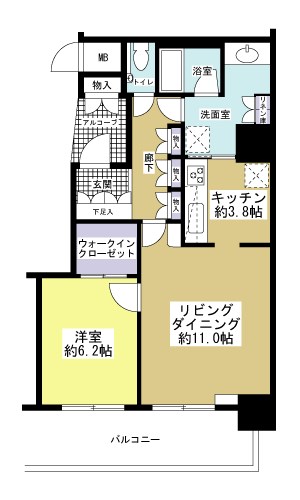 マークス・ザ・タワー静岡の間取り