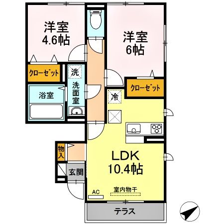 ファミール高野台の間取り