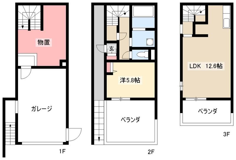 ポーラスター12th星ヶ丘山手の間取り